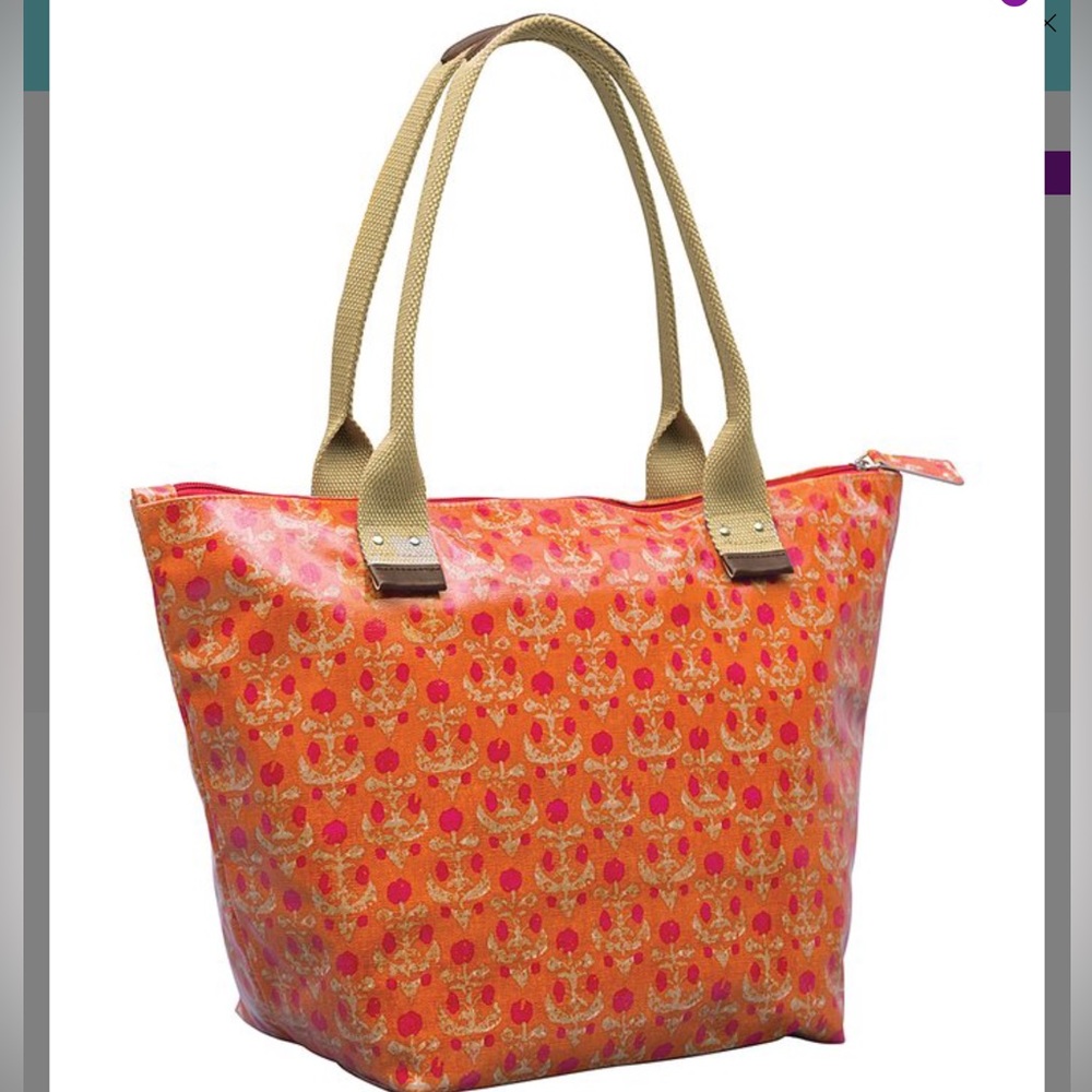 NWT Rockflowerpaper Orange Calista Tote